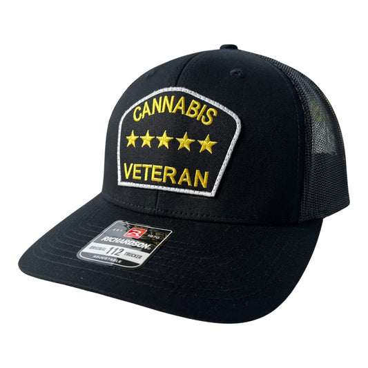 “Cannabis Veteran” Trucker Hat (Richardson 112)