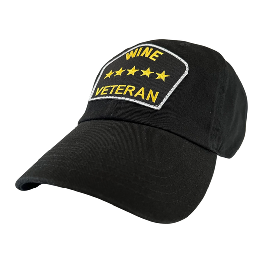 “Wine Veteran” Dad Hat (Black)