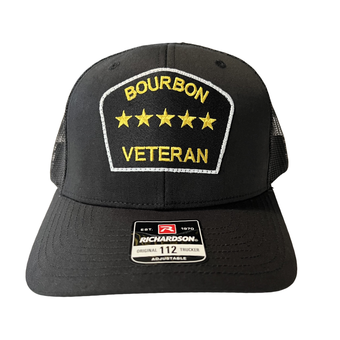 “Bourbon Veteran” Trucker Hat (Richardson 112)