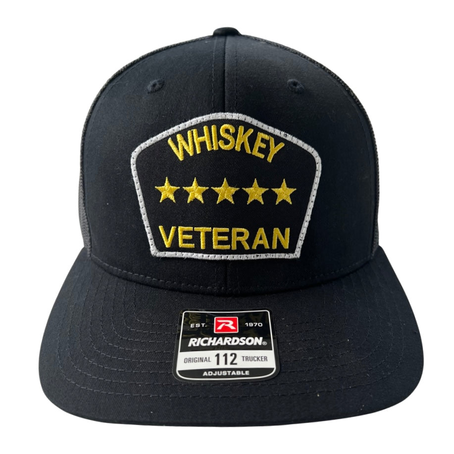 “Whiskey Veteran” Trucker Hat (Richardson 112)