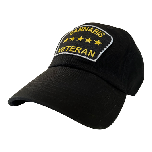 “Cannabis Veteran” Dad Hat (Black)