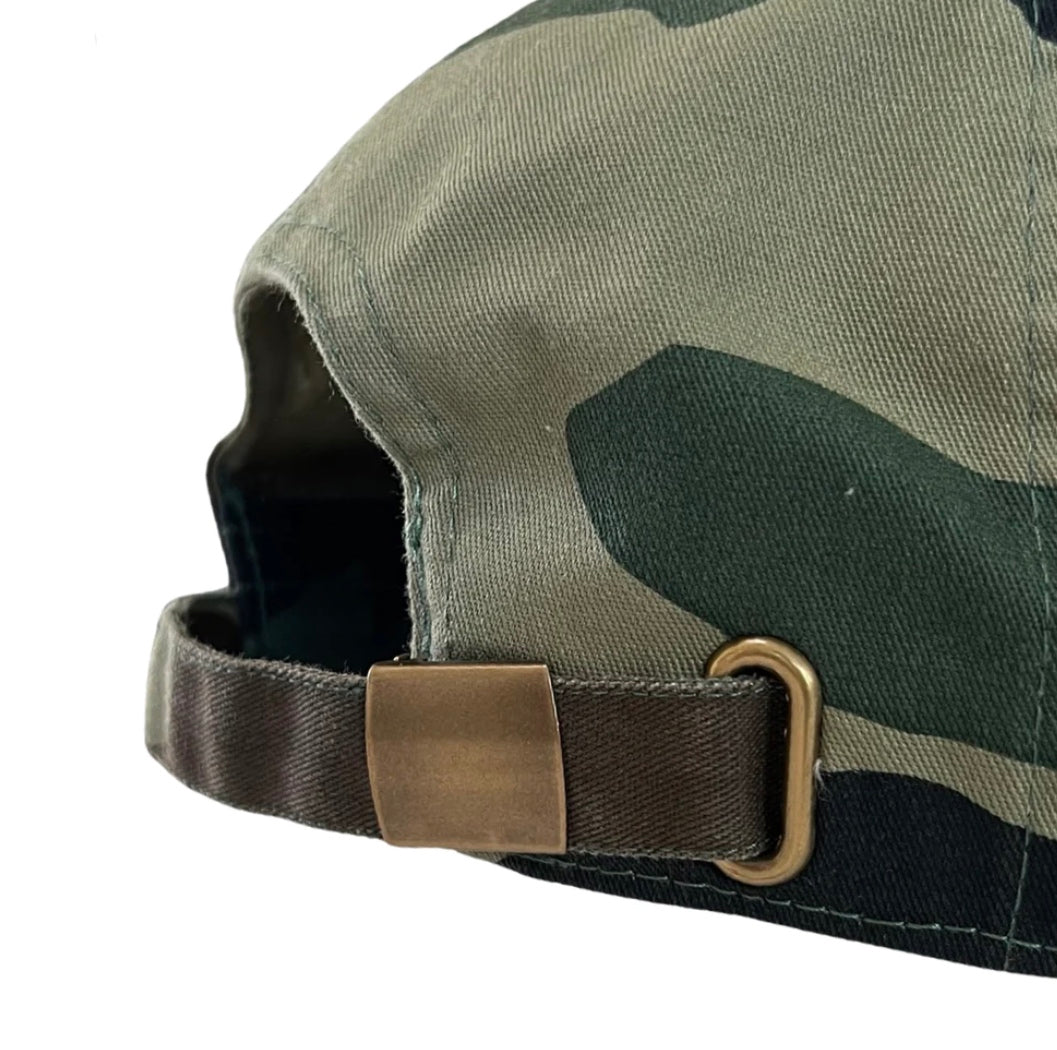 “Cognac Veteran” Dad Hat (Jungle Camo)