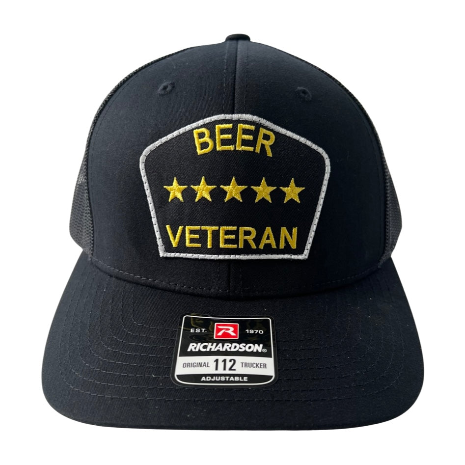 “Beer Veteran” Trucker Hat (Richardson 112)