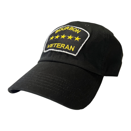 “Bourbon Veteran” Dad Hat (Black)