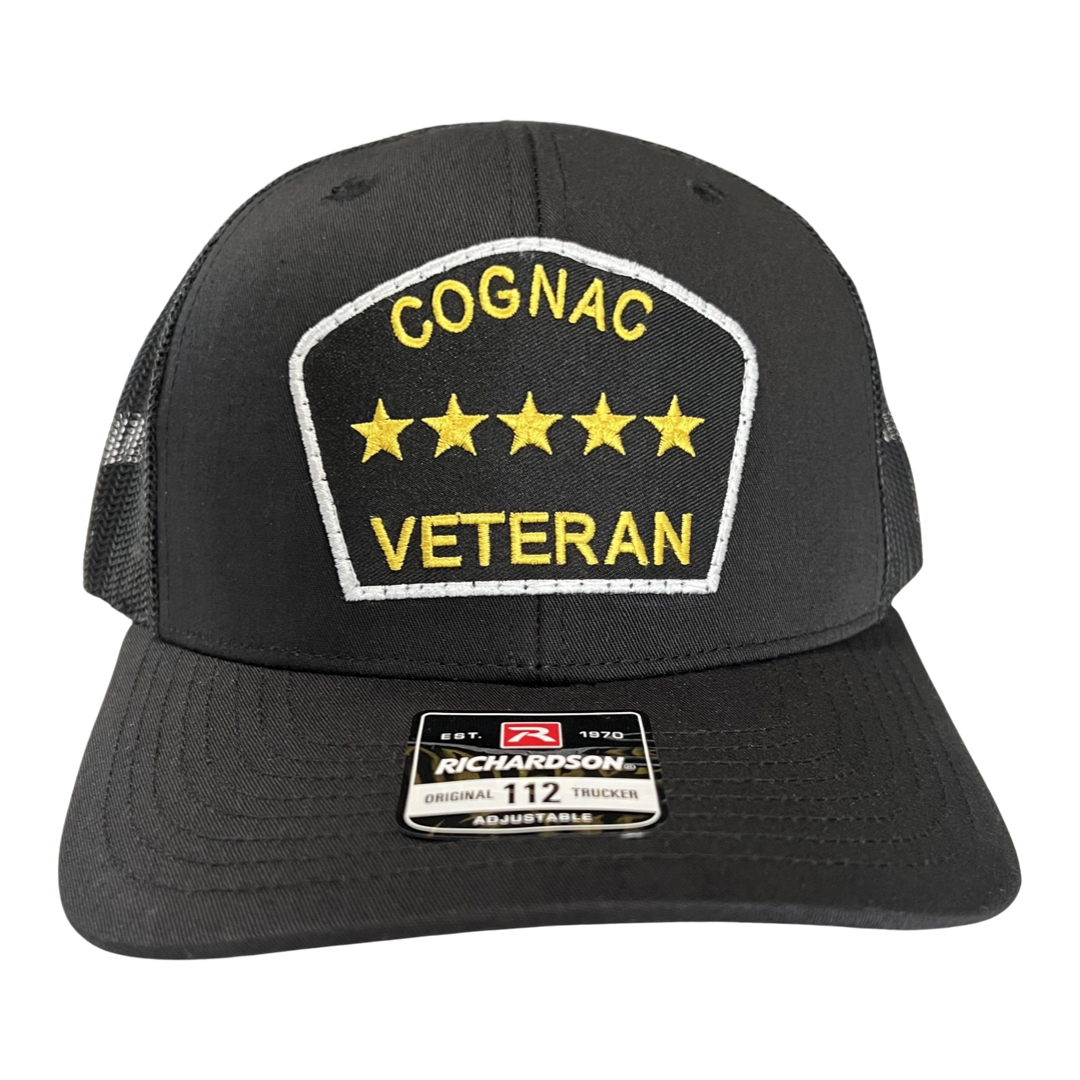 “Cognac Veteran” Trucker Hat (Richardson 112)