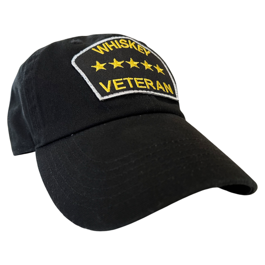 “Whiskey Veteran” Dad Hat (Black)