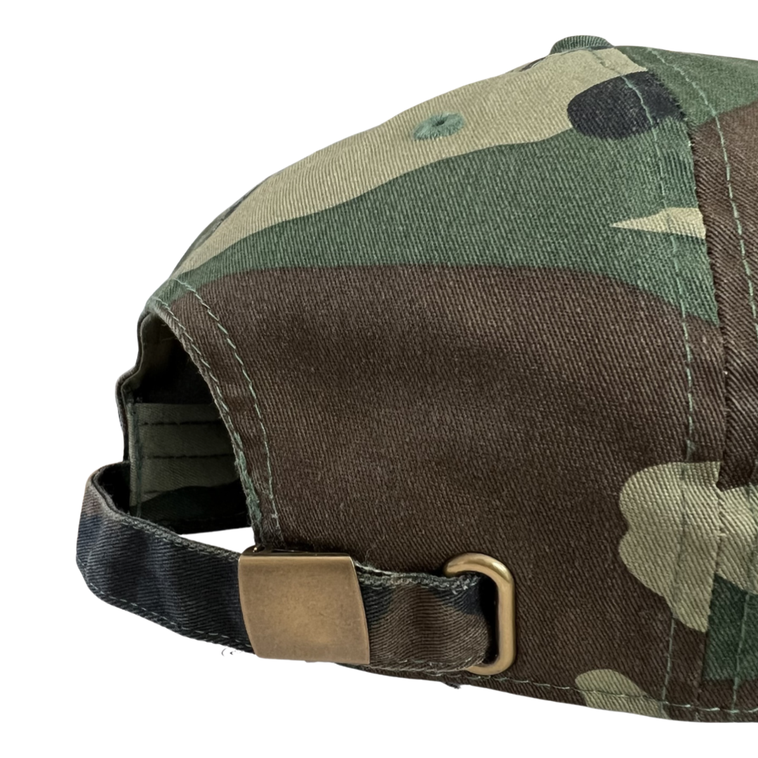 “Whiskey Veteran” Dad Hat (Jungle Camo)