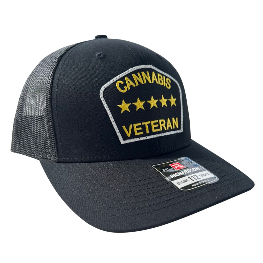 “Cannabis Veteran” Trucker Hat (Richardson 112)