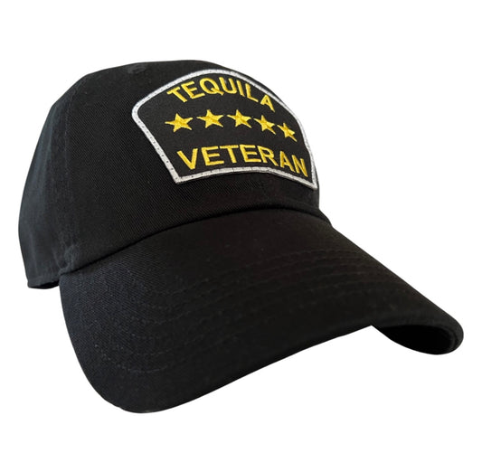 “Tequila Veteran” Dad Hat (Black)