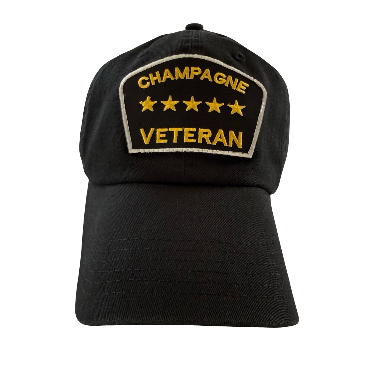 “Champagne Veteran” Dad Hat (Black)
