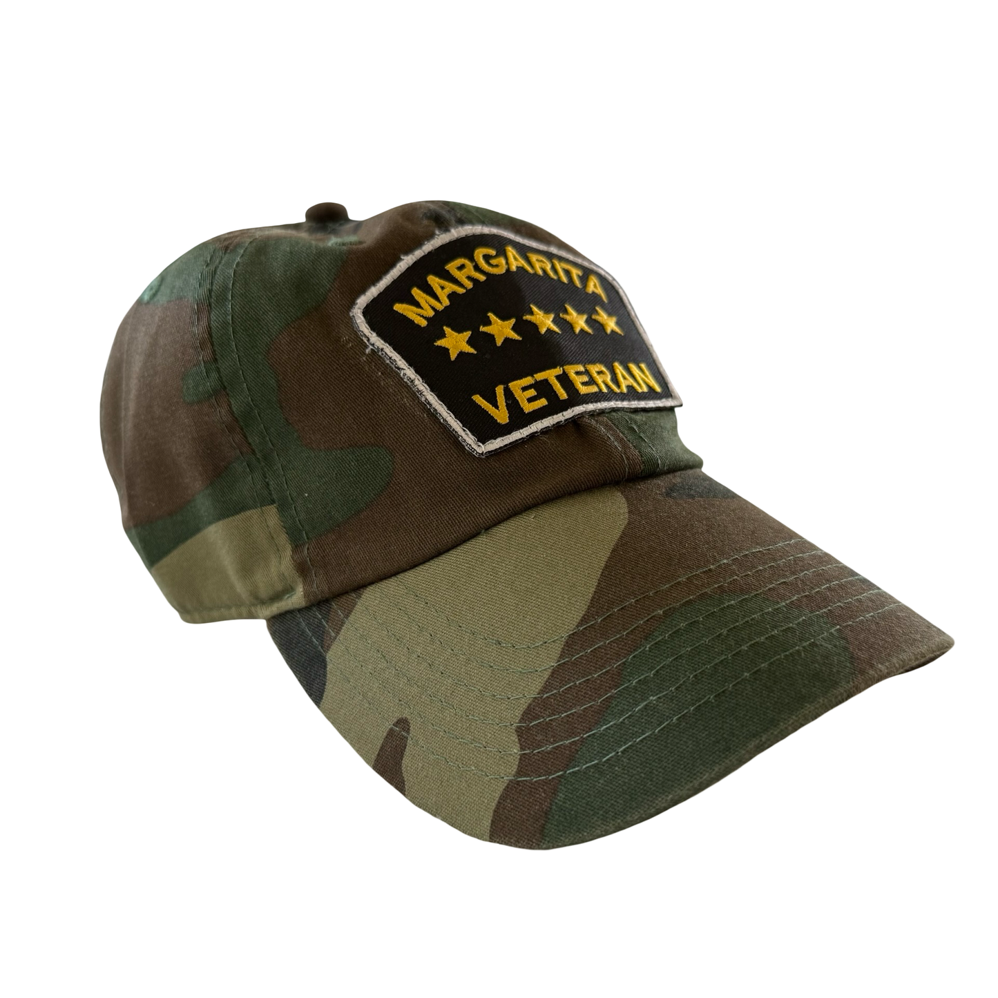 “Margarita Veteran” Dad Hat (Jungle Camo)