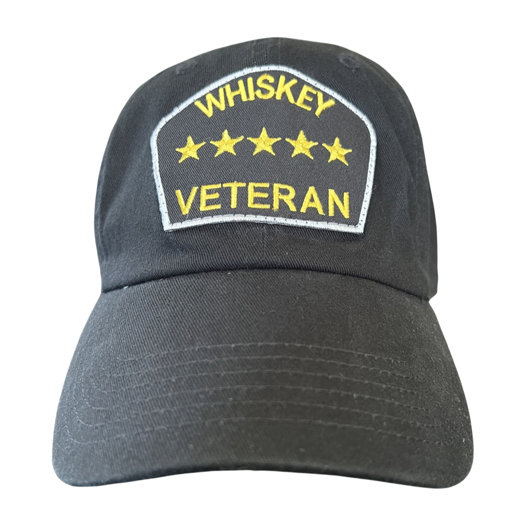 “Whiskey Veteran” Dad Hat (Black)