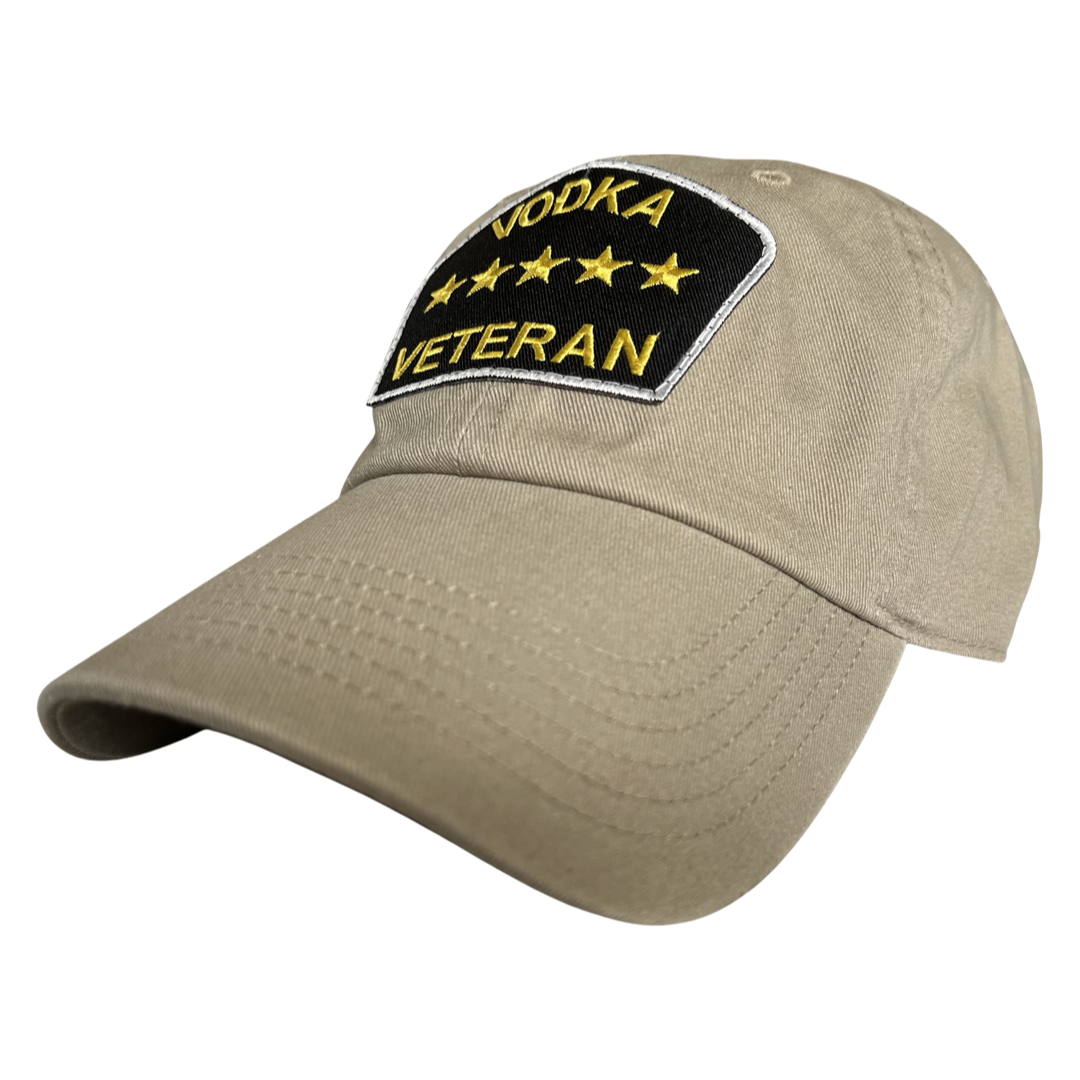 “Vodka Veteran” Dad Hat (Tan)