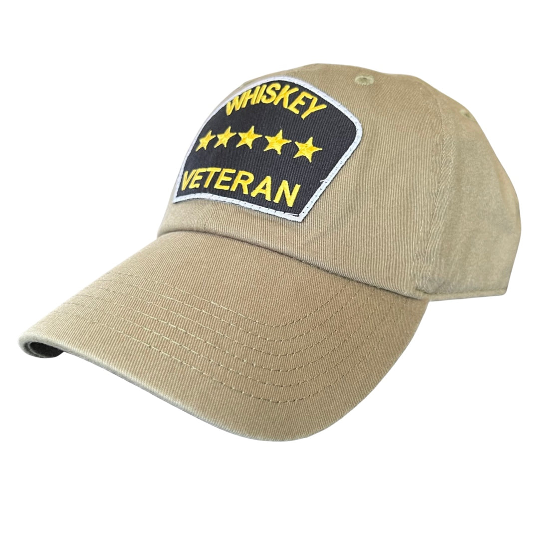 “Whiskey Veteran” Dad Hat (Olive Green)