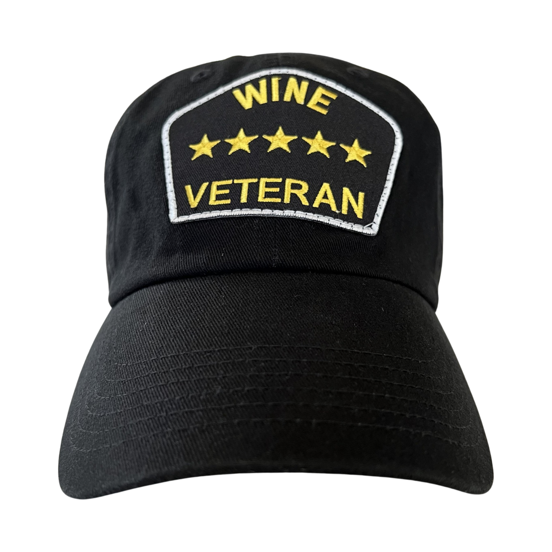“Wine Veteran” Dad Hat (Black)