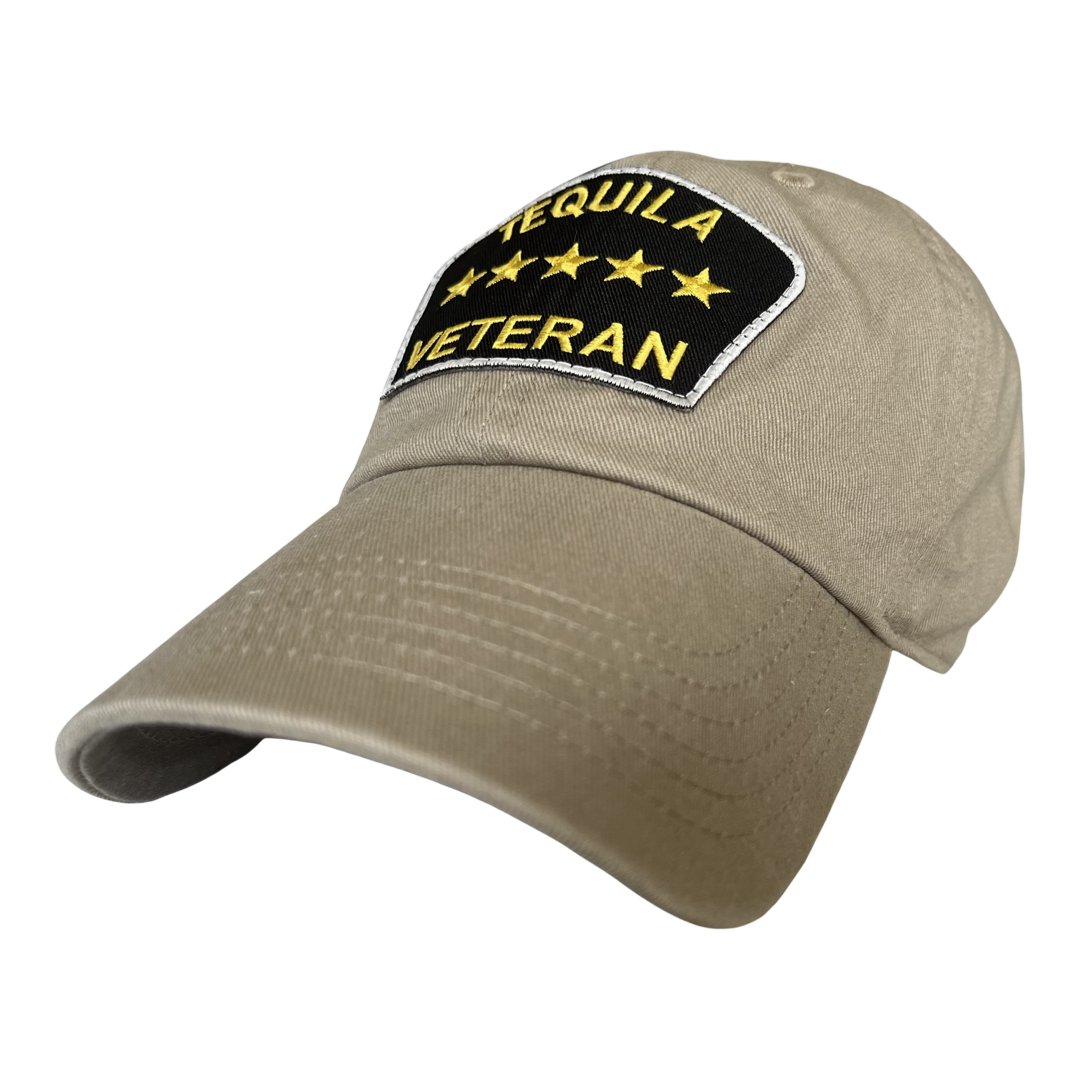 “Tequila Veteran” Dad Hat (Tan)