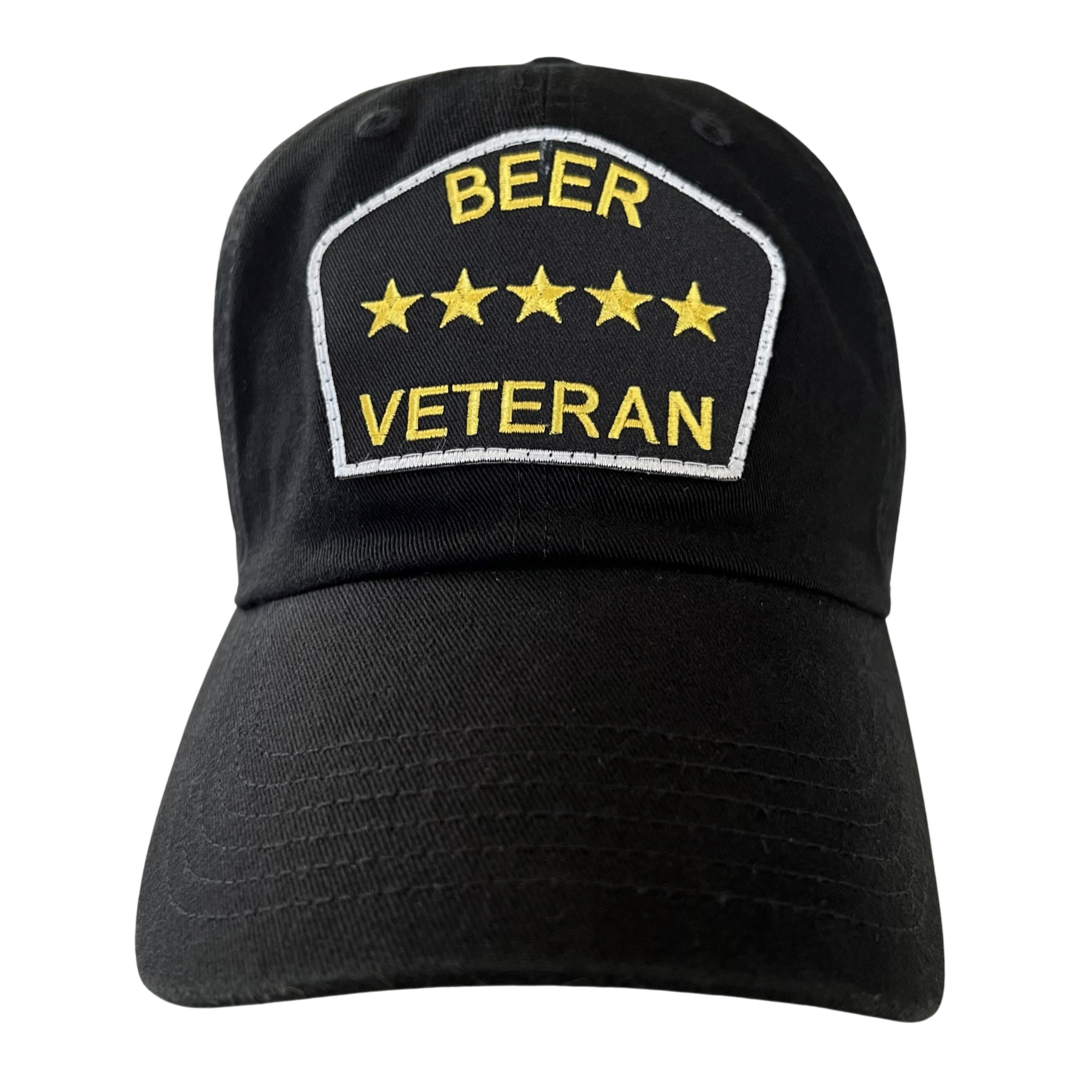 “Beer Veteran” Dad Hat (Black)