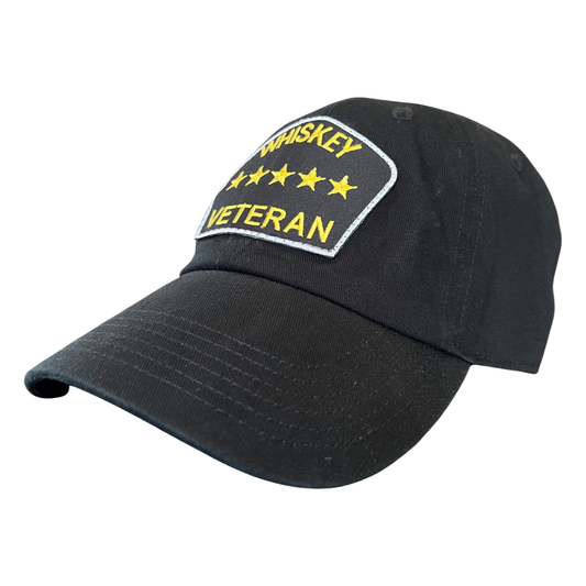 “Whiskey Veteran” Dad Hat (Black)