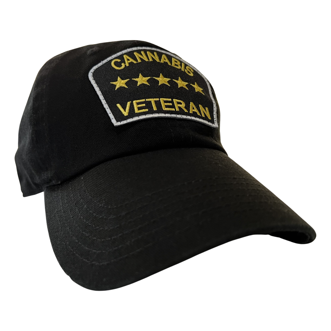 “Cannabis Veteran” Dad Hat (Black)