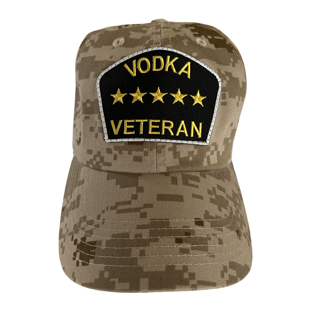 “Vodka Veteran” Dad Hat (Digital Desert Camo)