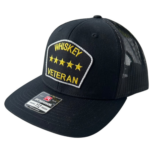 “Whiskey Veteran” Trucker Hat (Richardson 112)