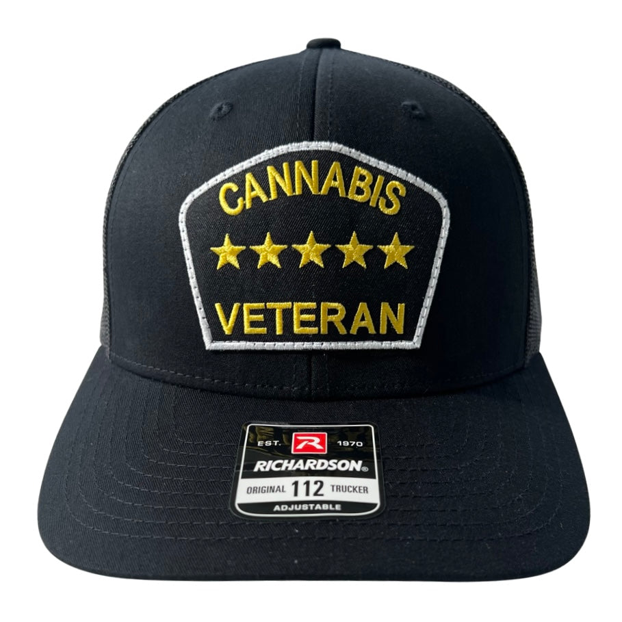 “Cannabis Veteran” Trucker Hat (Richardson 112)
