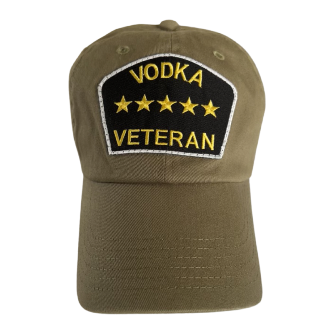 “Vodka Veteran” Dad Hat (Olive Green)