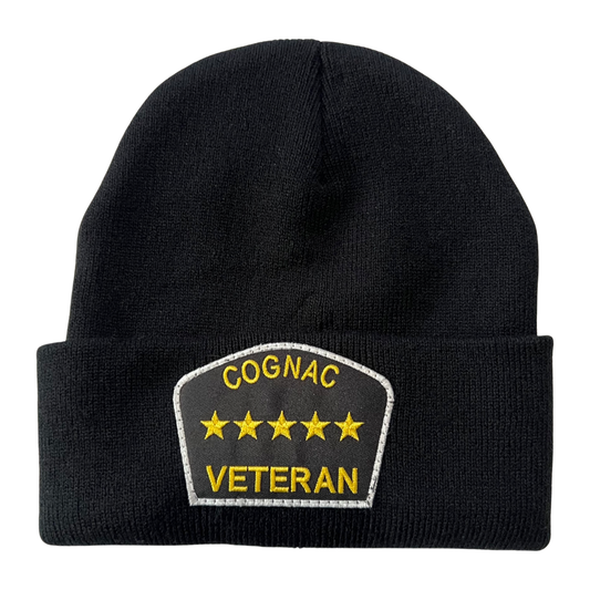 “Cognac Veteran” Knitted Hat
