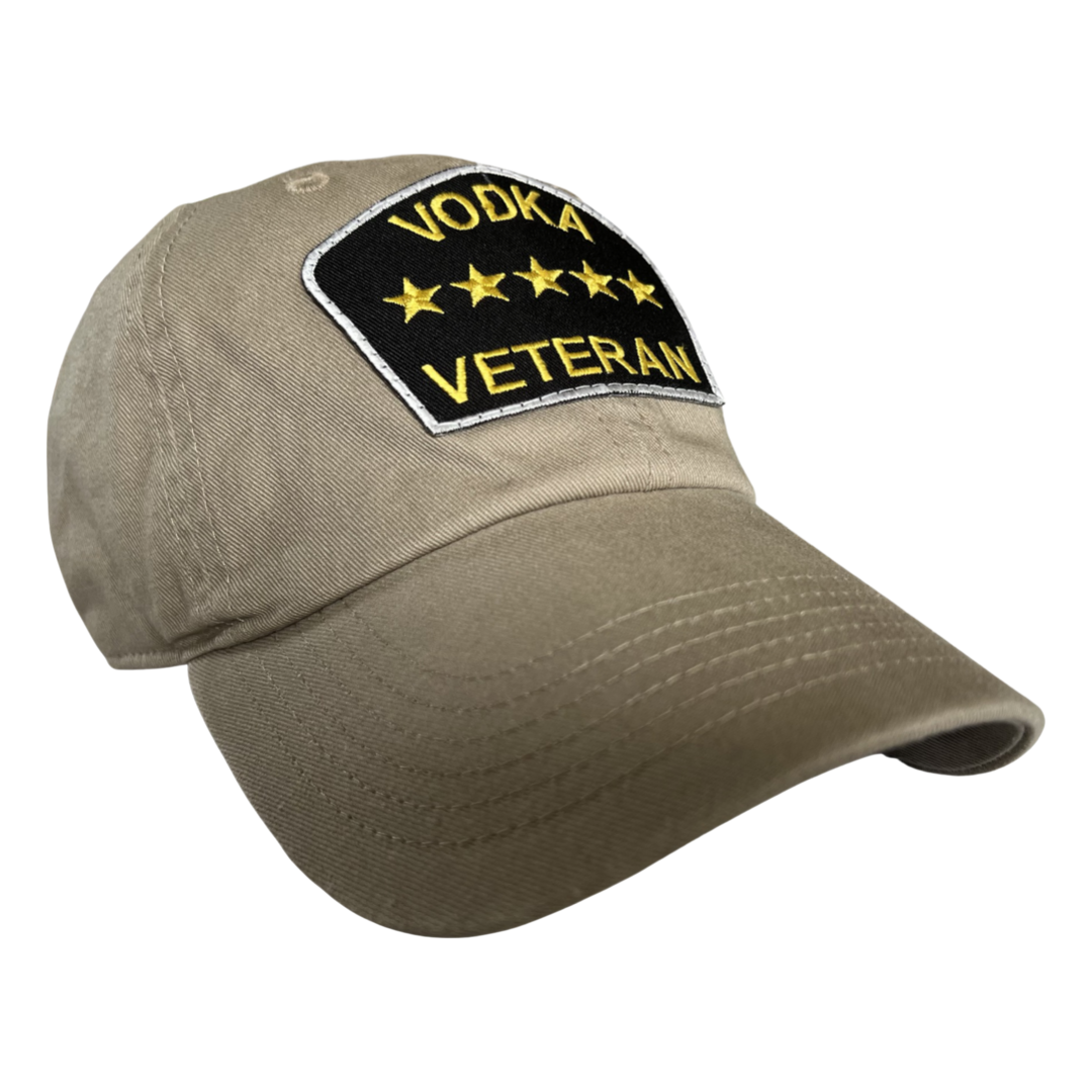 “Vodka Veteran” Dad Hat (Tan)