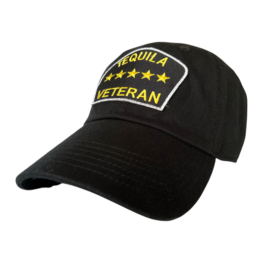 “Tequila Veteran” Dad Hat (Black)