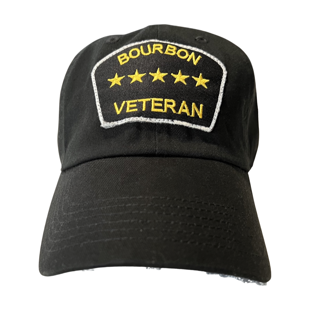 “Bourbon Veteran” Dad Hat (Black)